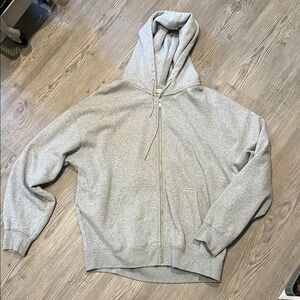 Brandy gray full zip